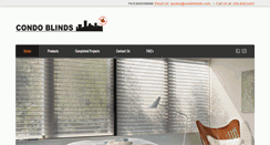 Desktop Screenshot of condoblinds.com